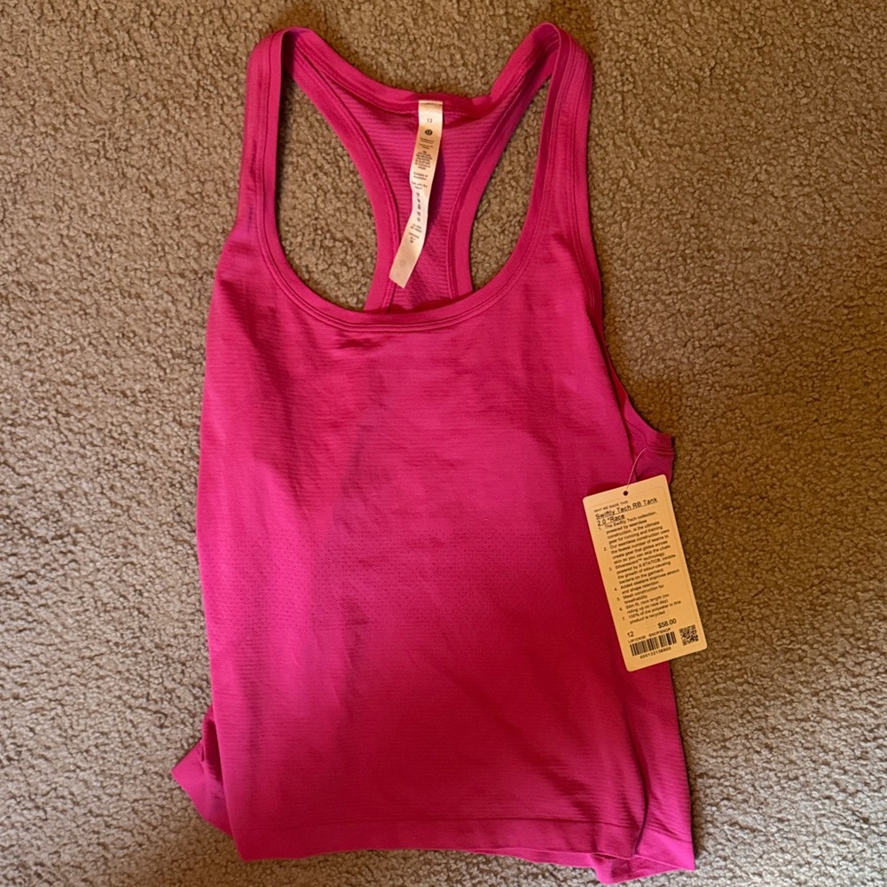 Lulu Pink Tank Top